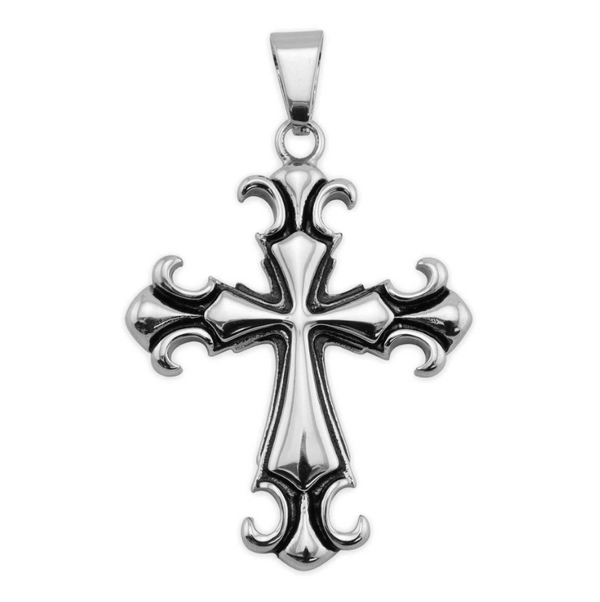 "Large" Cross Pendant 316L Stainless Steel